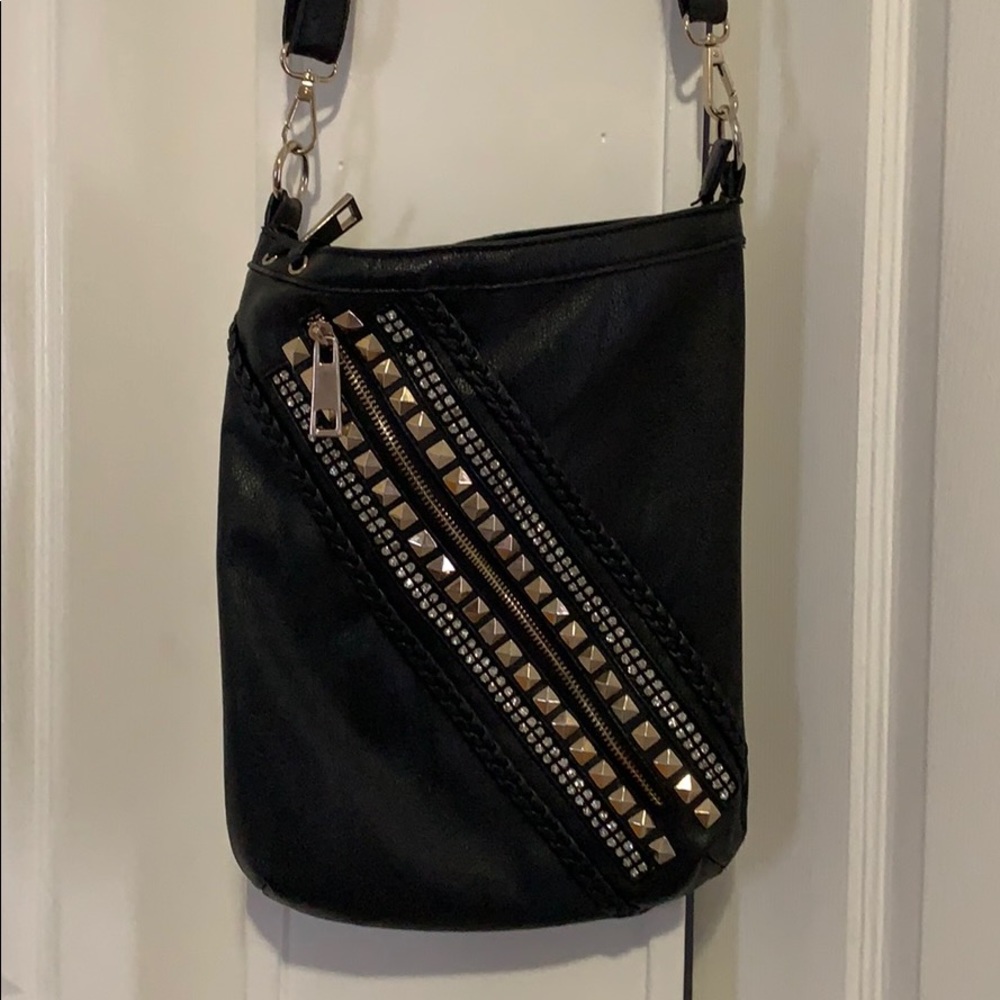 Studded crossbody